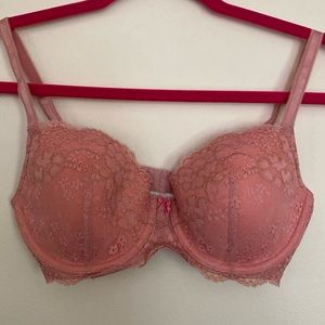 Victoria's Secret, Dream Angels underwire, lined demi bra, Size: 32DD (32E)